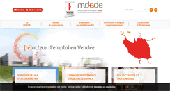 Desktop Screenshot of emploi.vendee.fr